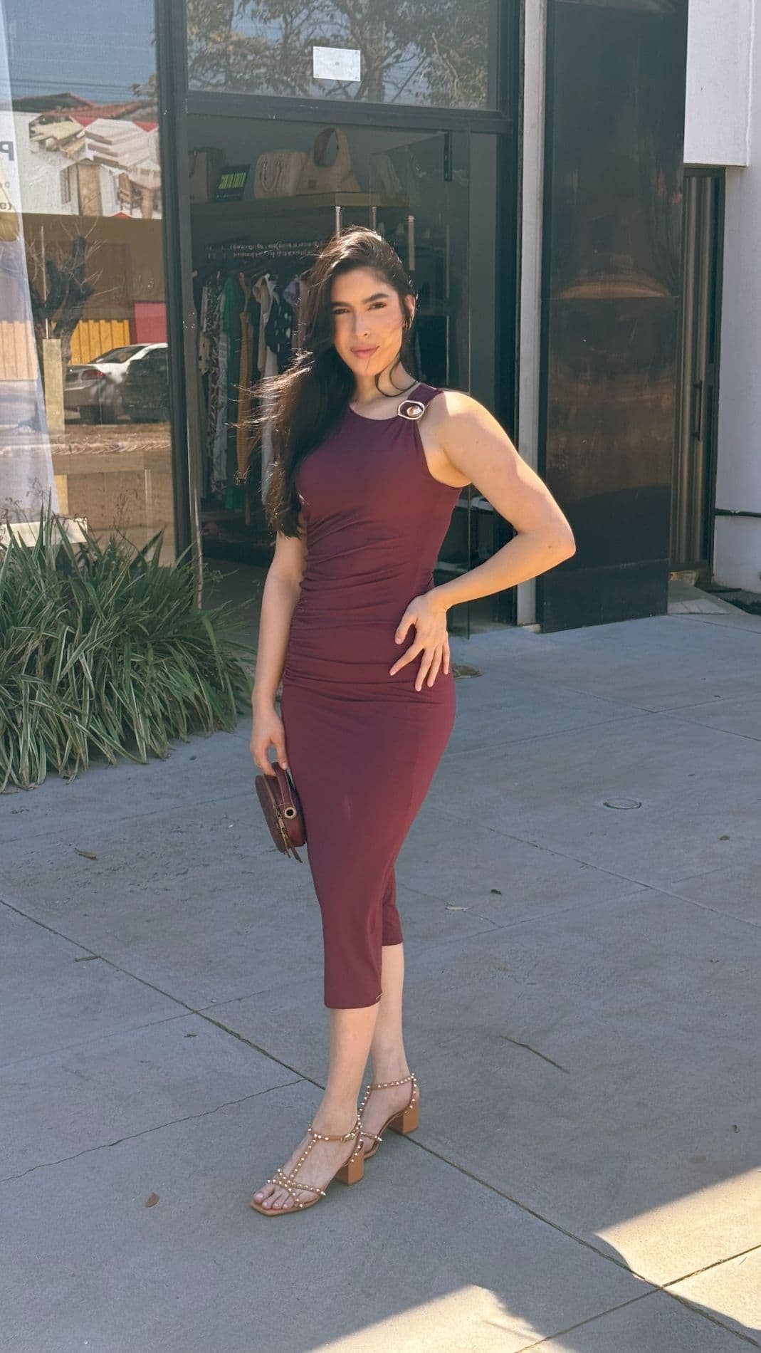 Vestido feminino vermelho — Boutique Eva Milhomem